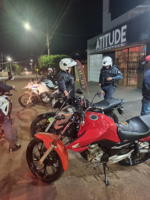 Operação do 8º BPM recolhe oito motos em Nova Andradina