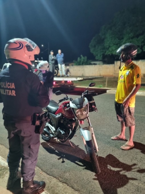 Operação do 8º BPM recolhe oito motos em Nova Andradina