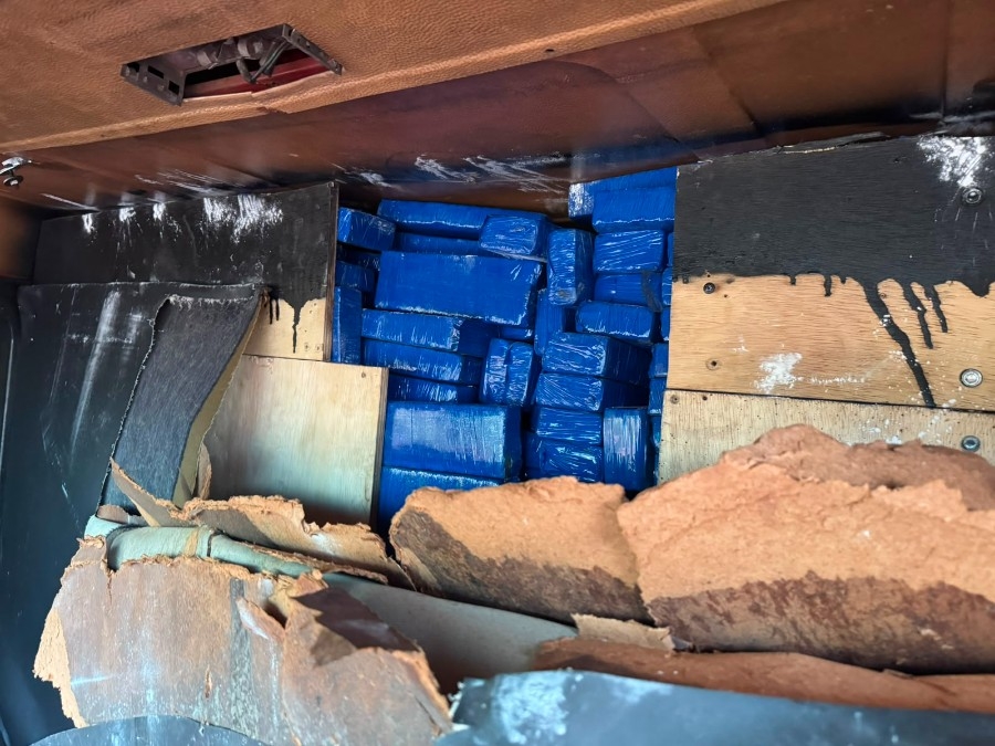 Droga transportada em Scania pesou quase uma tonelada em Batayporã