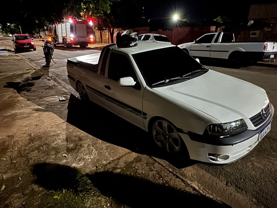 Casal é atropelado por picape em Nova Andradina