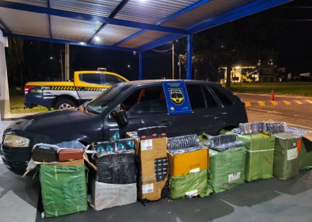 PMR apreende mais de R$ 566 mil em mercadorias estrangeiras na MS-164