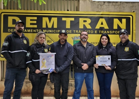 DEMTRAN recebe Certificado de Reconhecimento do CETRAN-MS pelo Maio Amarelo