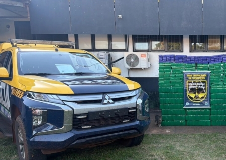 PMR apreende 690 kg de maconha e causa prejuízo de R$ 1,4 milhão ao crime em Tacuru