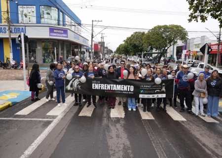 Caminhada do Junho Prata reforça combate à violência contra a pessoa idosa em Nova Andradina