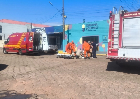 Ciclista fica ferida após colisão com automóvel em Nova Andradina