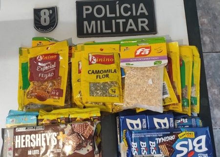 Suspeito é detido após tentativa de furto em comércio no centro de Nova Andradina