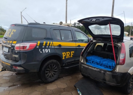 PRF apreende 238 kg de maconha em Bataguassu
