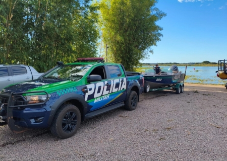 PMA fiscaliza rios Paraná e Sucuriú durante patrulhamento fluvial