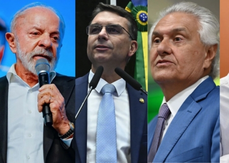 Lula empata com Caiado e Zema em 2º turno, e vence Flávio, diz Real Time Big Data