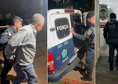 Homem preso com mandado e arma é autuado por violência psicológica em Nova Andradina
