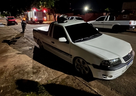 Casal é atropelado por picape em Nova Andradina