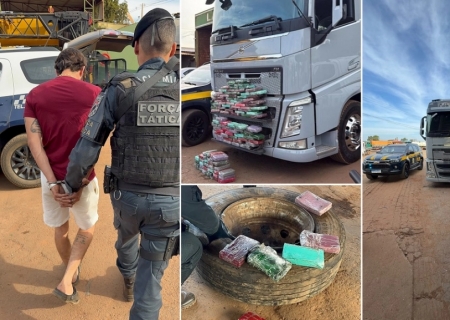 Força integrada apreende mais de 130 kg de cocaína avaliada em R$ 8,4 milhões em Batayporã