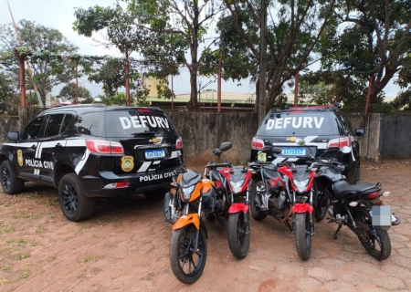 Defurv prende cinco suspeitos e recupera motos furtadas em Campo Grande