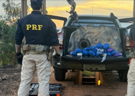 PRF apreende mais de meia tonelada de maconha e cocaína em duas ocorrências em Ponta Porã