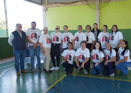 Gincafumo: Saúde de Batayporã e Escola Braz conscientizam estudantes sobre malefícios do tabagismo