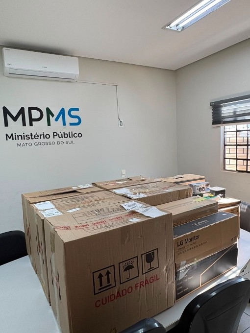 Ministério Público doa computadores para fortalecer inclusão digital na zona rural de Ivinhema