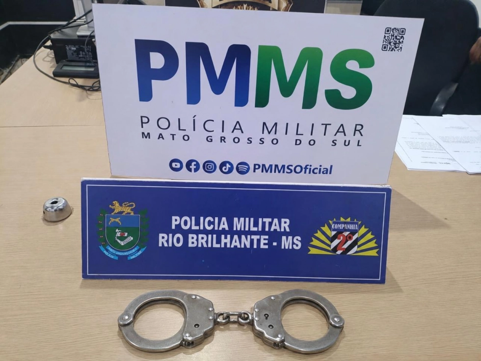 Polícia Militar cumpre dois mandados de prisão durante ações em Rio Brilhante