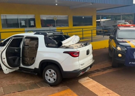 Traficante é preso com carga de maconha em veículo furtado na BR-463, em Dourados
