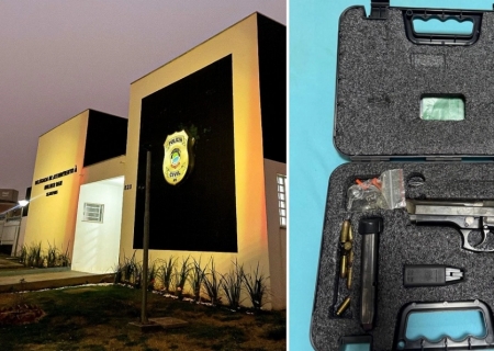 DAM apreende pistola com numeração raspada e prende homem em Dourados