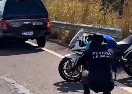 Motociclista morre após bater em proteção na Serra da Urca em Sidrolândia