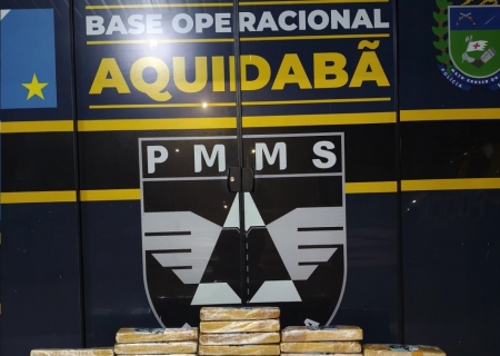 PMR apreende mais de 50 quilos de drogas na MS-164