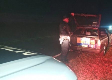 PM apreende mais de 250 quilos de drogas em carro abandonado na MS-379