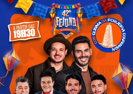 42ª Fejuna começa nesta sexta-feira com grande estrutura para receber o público
