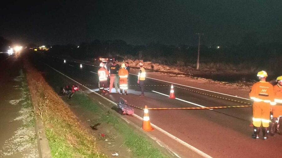 Jovem de 19 anos morre em acidente na BR-163 em Dourados