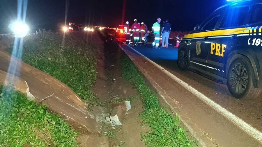 Jovem de 19 anos morre em acidente na BR-163 em Dourados