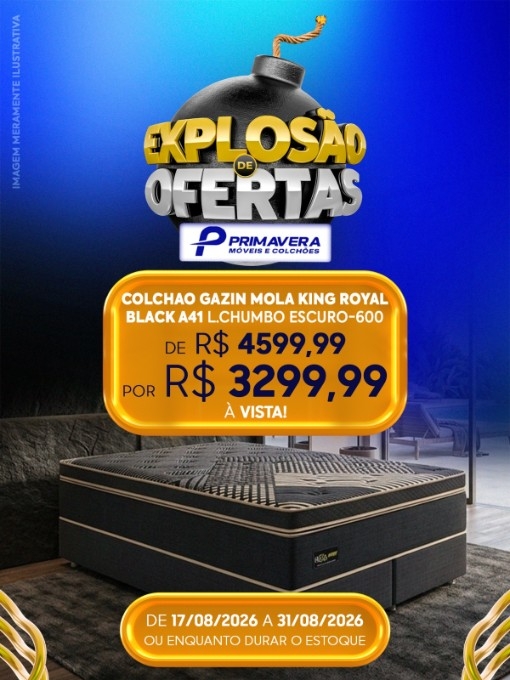 Primavera Móveis e Colchões promove ‘Explosão de Ofertas’ em Nova Andradina