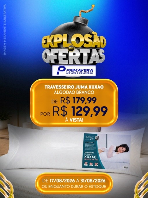 Primavera Móveis e Colchões promove ‘Explosão de Ofertas’ em Nova Andradina