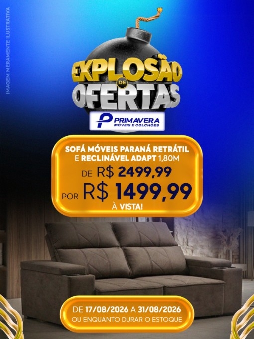 Primavera Móveis e Colchões promove ‘Explosão de Ofertas’ em Nova Andradina