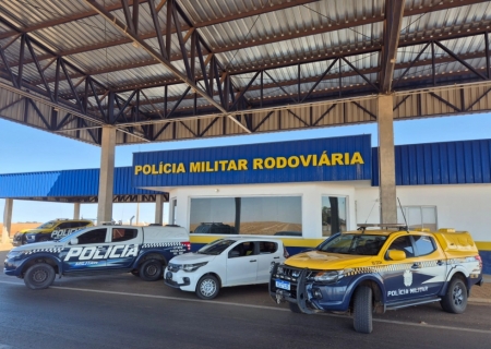PMR recupera veículo furtado na MS-306 em Chapadão do Sul