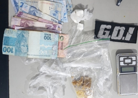 GOI prende homem por tráfico na Capital