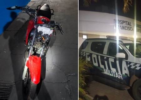 Motociclista sofre traumatismo craniano após queda em Nova Alvorada do Sul