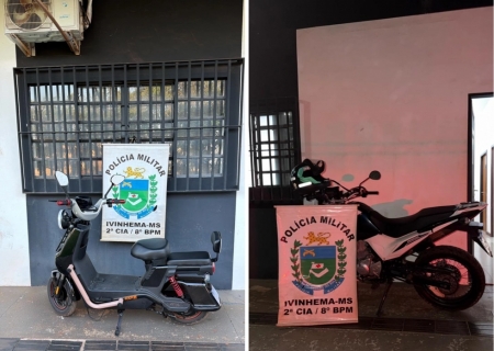PM recupera dois veículos furtados em menos de 24 horas em Ivinhema