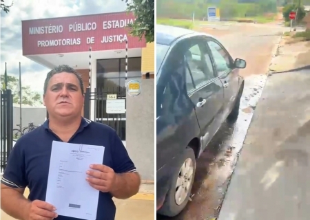 Vereador aciona Ministério Público por vazamento de esgoto em Nova Andradina