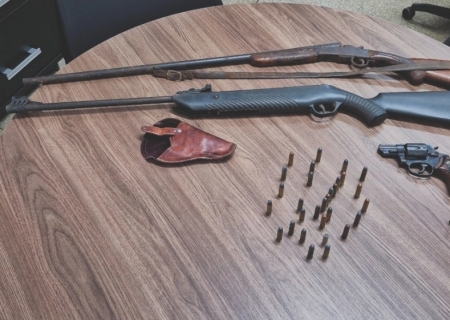 Polícia Civil apreende armas e munições durante cumprimento de mandados em Brasilândia