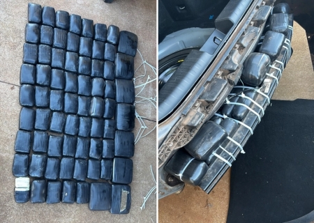 Ação integrada apreende 41,4 kg de haxixe escondidos em veículo em Três Lagoas