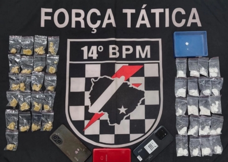 Força Tática prende três por tráfico em Fátima do Sul