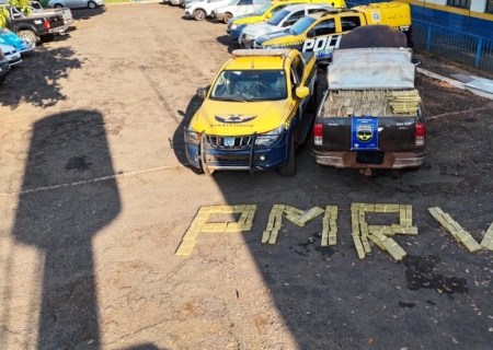 PMR apreende 1,25 tonelada de maconha e recupera Hilux roubada na MS-355