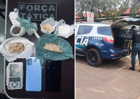 Polícia apreende mais de 300 gramas de drogas e leva homem à delegacia em Ivinhema
