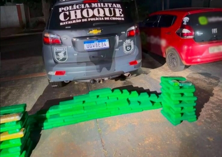 Casal é preso com 120 quilos de maconha em Campo Grande
