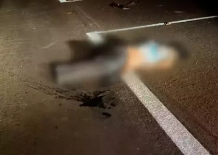 Mulher morre atropelada e motorista deixa local do acidente na BR-463 em Ponta Porã