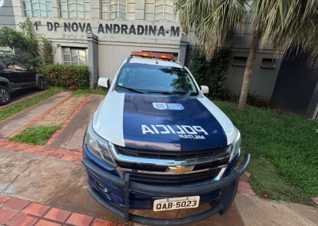 Jovem é levado à delegacia após romper tornozeleira eletrônica em Nova Casa Verde