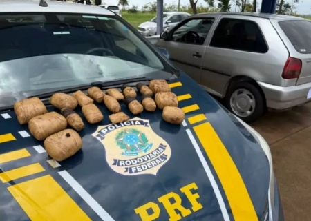 PRF apreende 5,4 quilos de haxixe na BR-158 em Três Lagoas