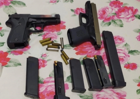 Investigado por violência doméstica é preso com armas em Campo Grande