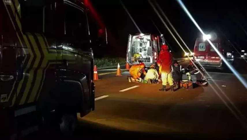 Mulher morre após ser atropelada enquanto caminhava pela BR-158 em Três Lagoas