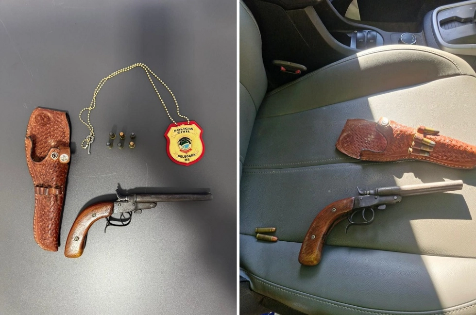 Idoso é preso com arma e munições durante operação em Bataguassu