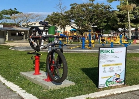 Gabriela volta a propor pontos de manutenção para bicicletas em Nova Andradina
